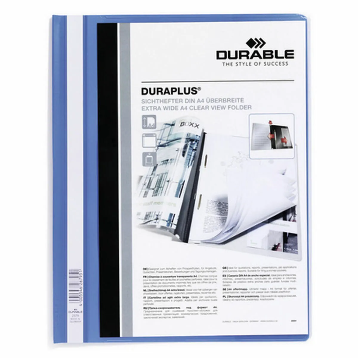 Durable - Protège-documents DURAPLUS - Bleu - Image 3