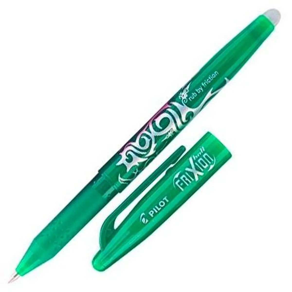 Pilot Vert Biros À Encre Liquide Frixion Ball (12 Unités)