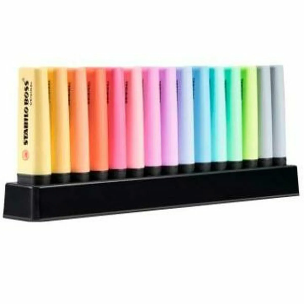 STABILO BOSS ORIGINAL Pastel Surligneur Set de bureau x 15 surligneurs Pastel