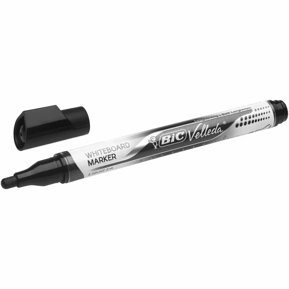 Bic Marqueur Velleda Noir (12 Unités)
