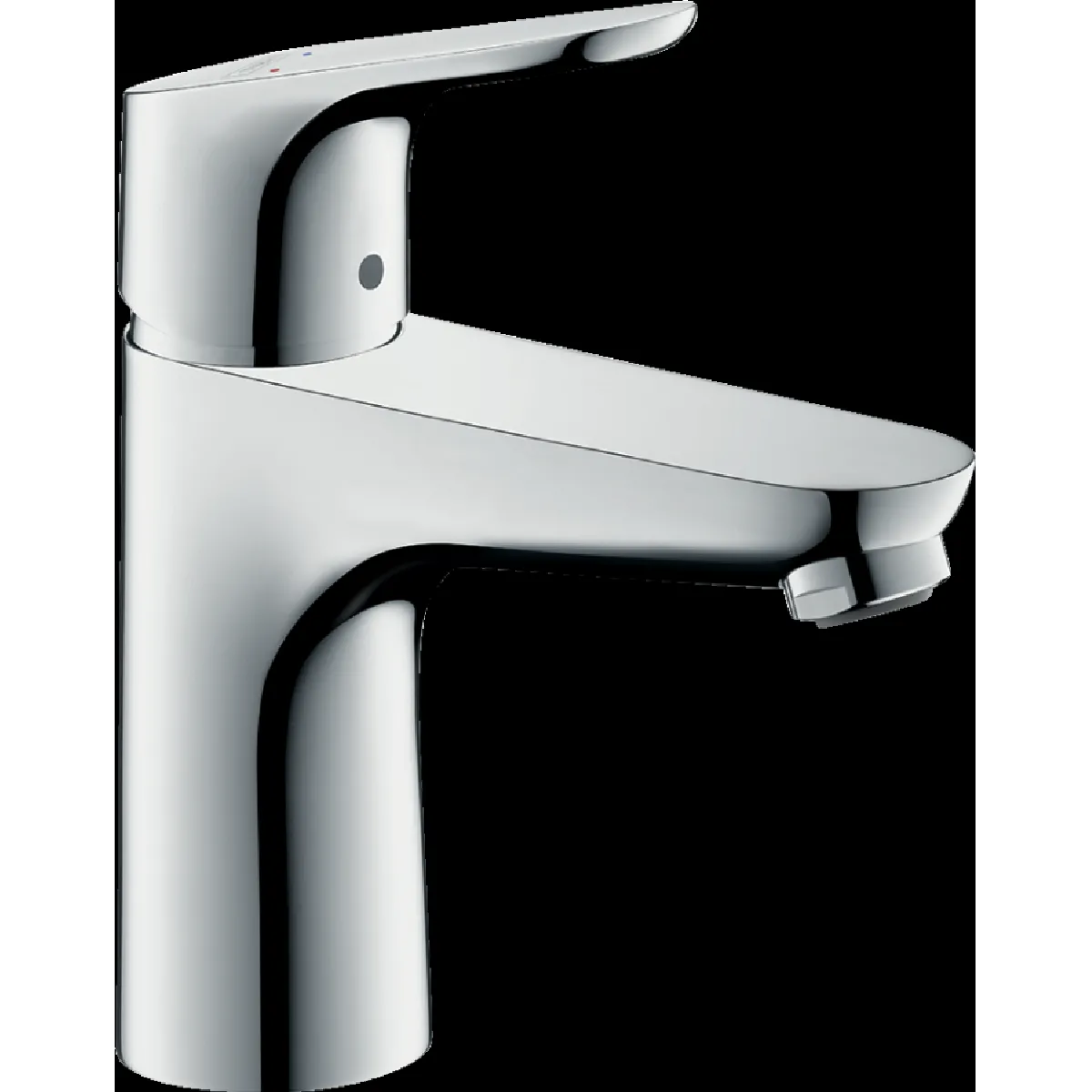 Hansgrohe Chromé Mitigeur Lavabo Focus 100, Avec Tirette Et Vidage - Image 3
