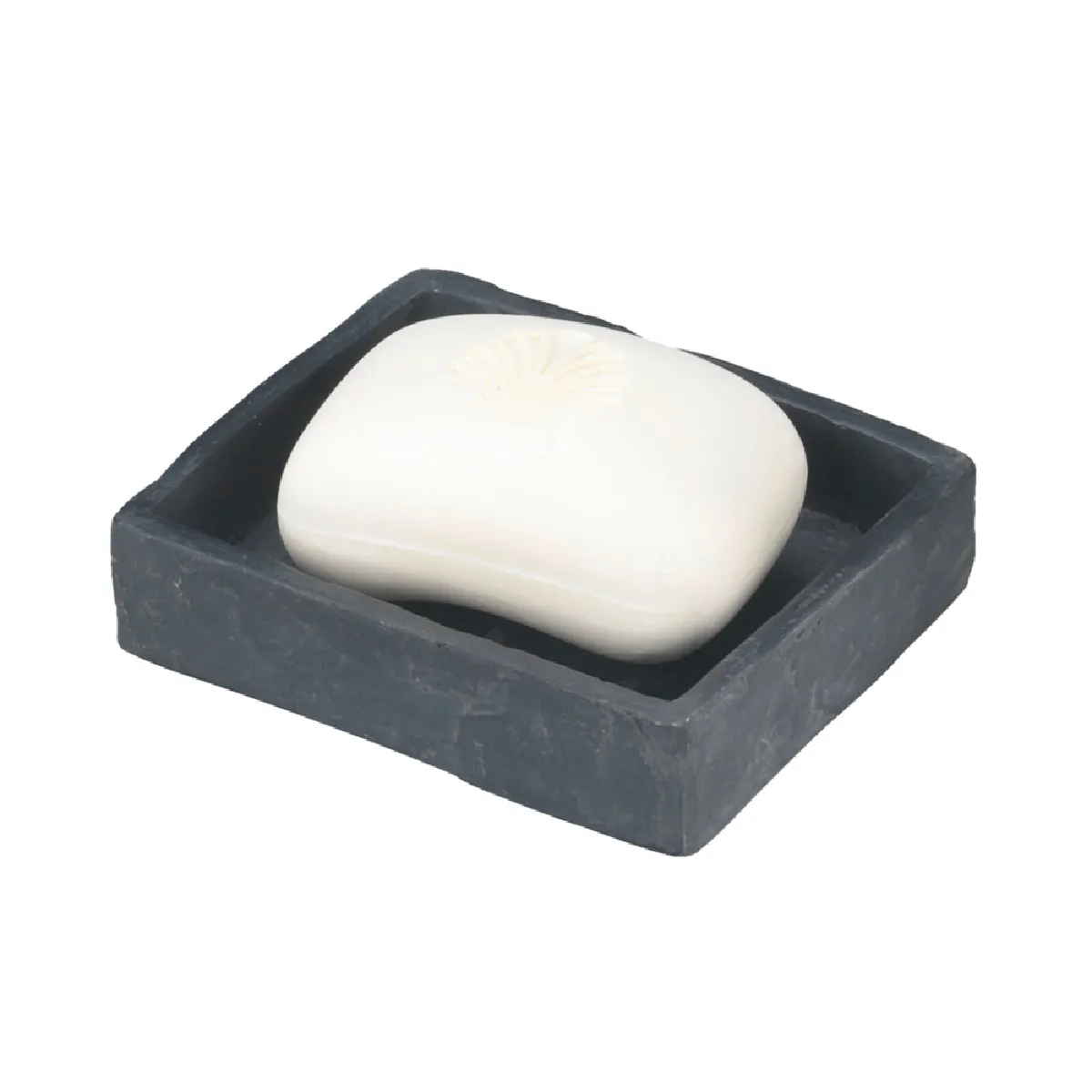 Wenko Gris Foncé - Porte-Savon Design Ardoise Slate - Gris Anthracite - Slate - Image 3