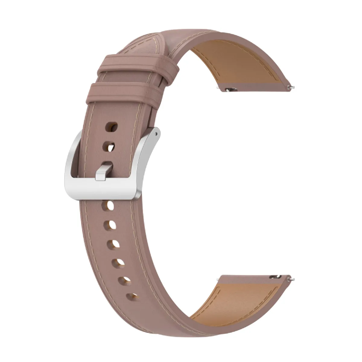 Avizar Beige Bracelet Cuir Pour Galaxy Watch 3 45Mm Huawei Watch Gt3 Gt2 46Mm