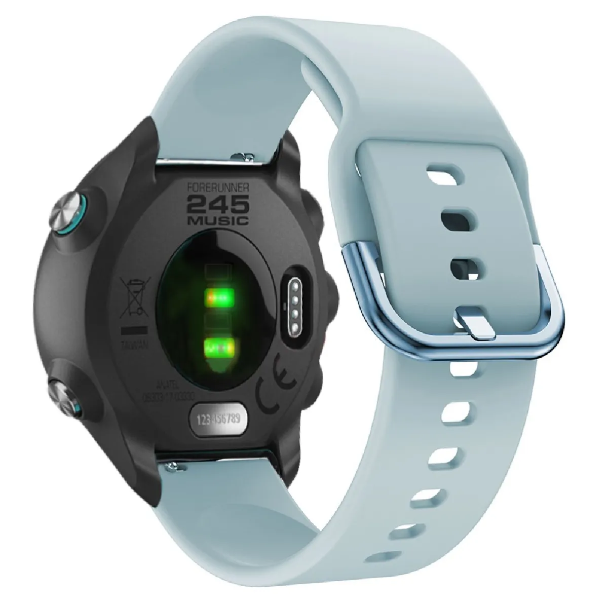 Générique Bleu Bracelet En Silicone Pour Garmin Forerunner 245