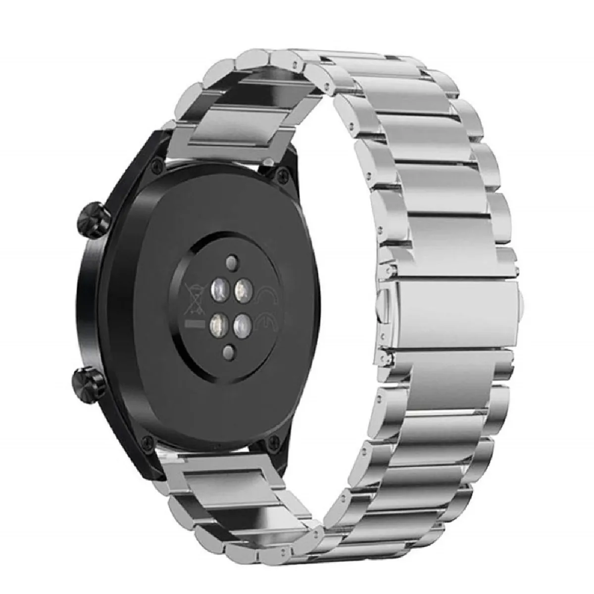 Générique Argent Bracelet En Métal Pour Huawei Watch Gt - 22 Mm