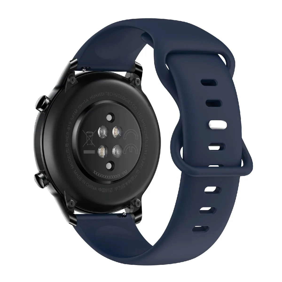 Avizar Bleu Bracelet Pour Honor Magic Watch 2 42Mm Silicone Souple Nuit