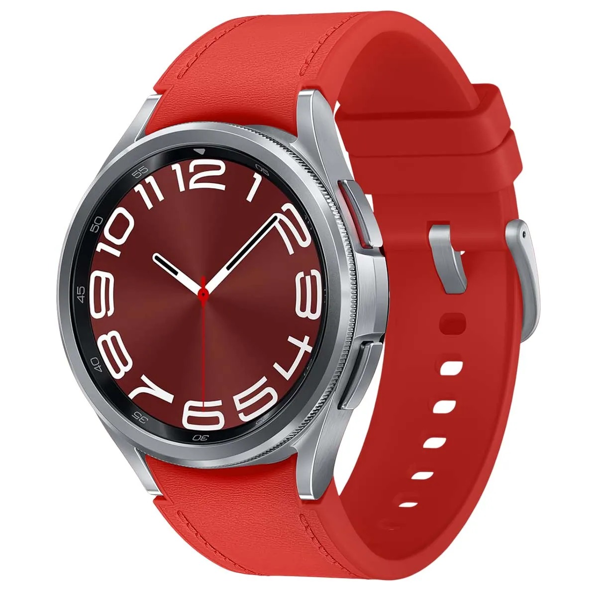 Samsung Bracelet Hybride en cuir - G Watch 4/5 130mm M/L Rouge Samsung Bracelet Hybride en cuir - G Watch 4/5 130mm M/L Rouge
