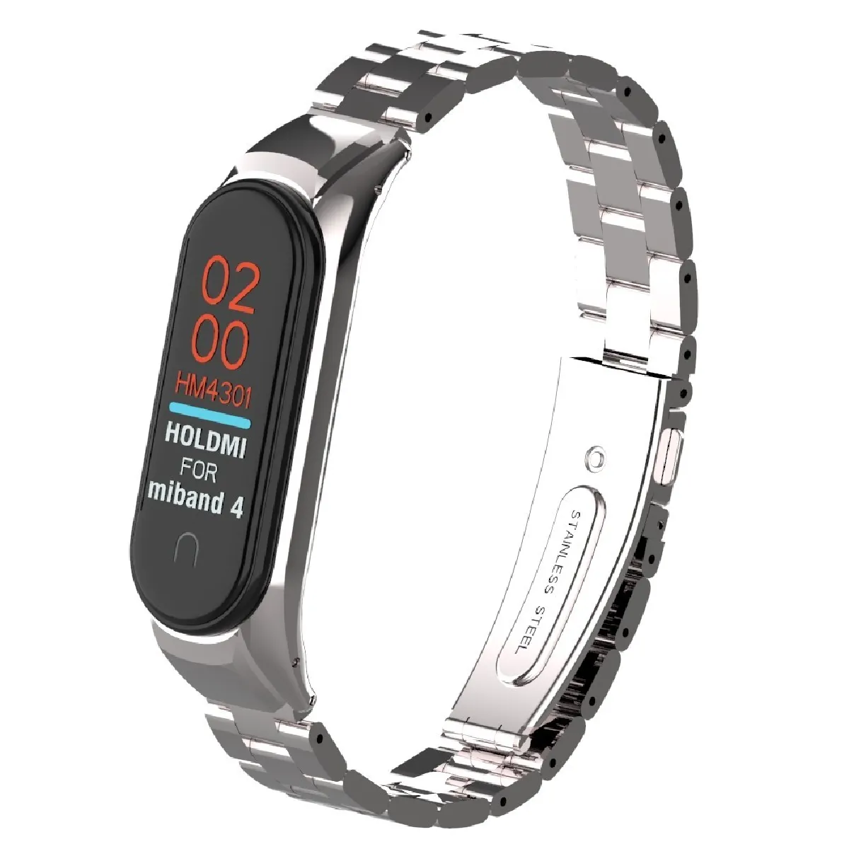 Générique Argent Bracelet Pour Xiaomi Mi Smart Band 4