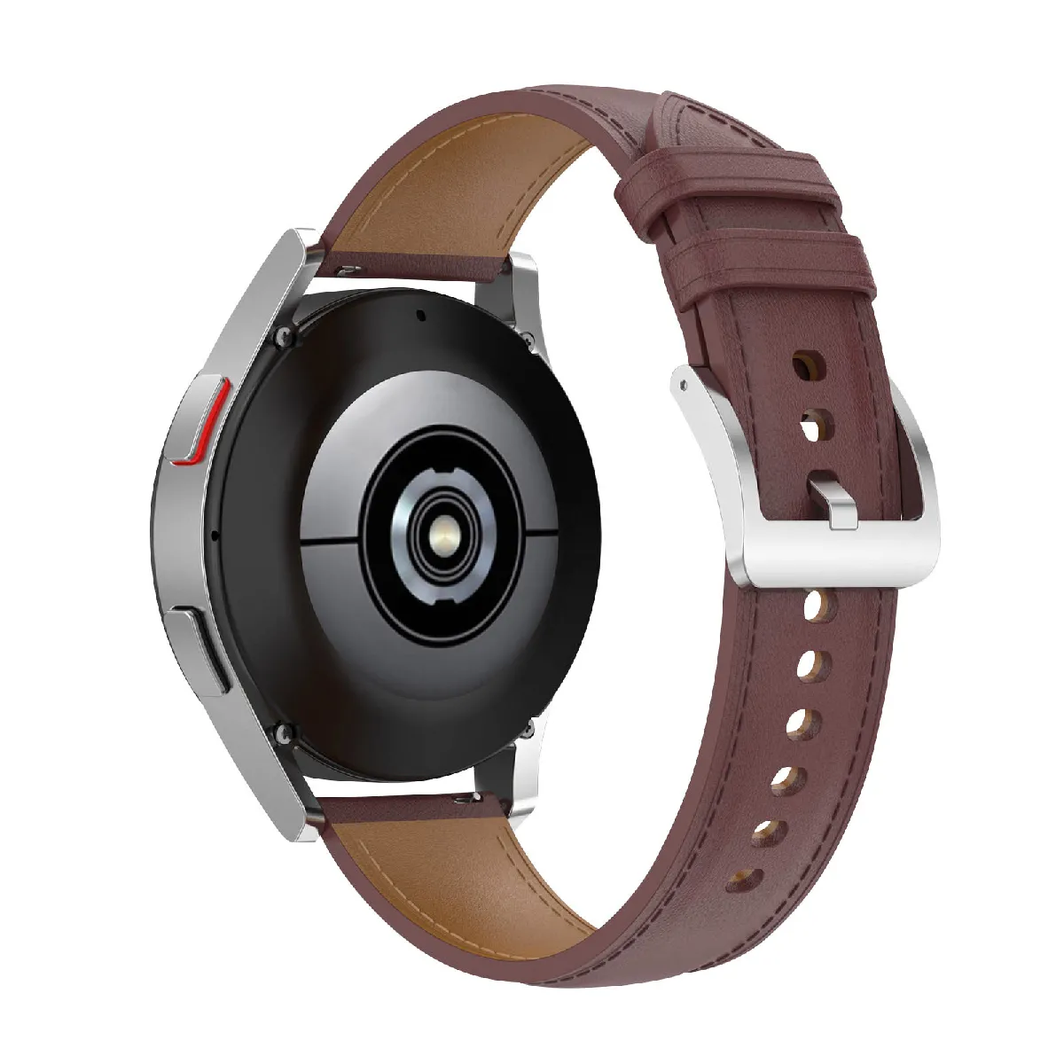 Avizar Marron Bracelet Cuir Pour Galaxy Watch 4 Watch 3 41Mm Huawei Watch Gt 3 42Mm