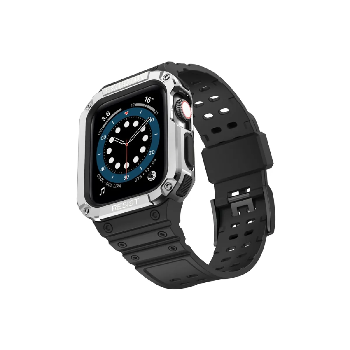 AVIZAR EKO Bracelet Apple Watch 42/44/45mm TPU Noir