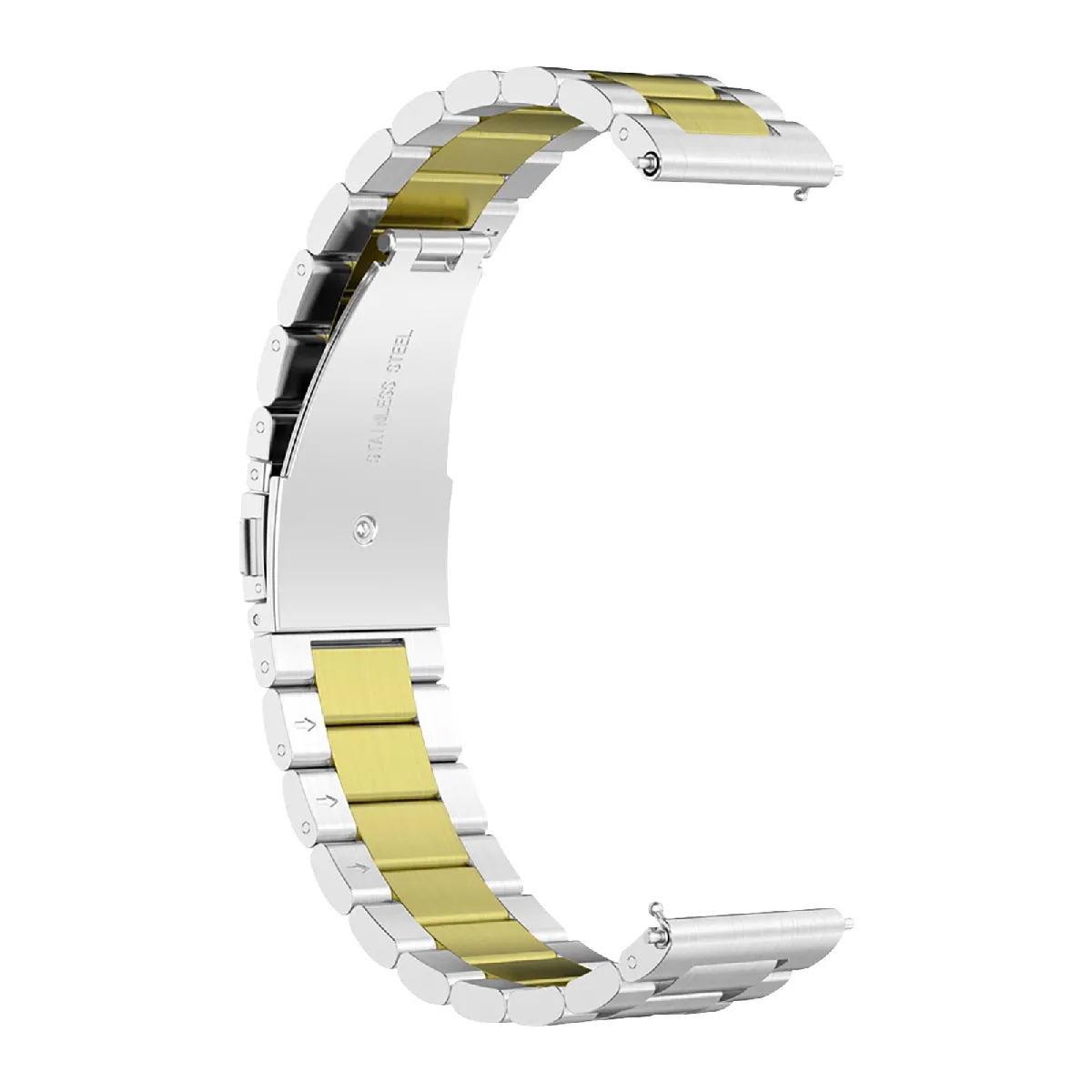 Avizar Bracelet Pour Huawei Watch Gt Runner / Watch Gt 3 46Mm Maille Doré