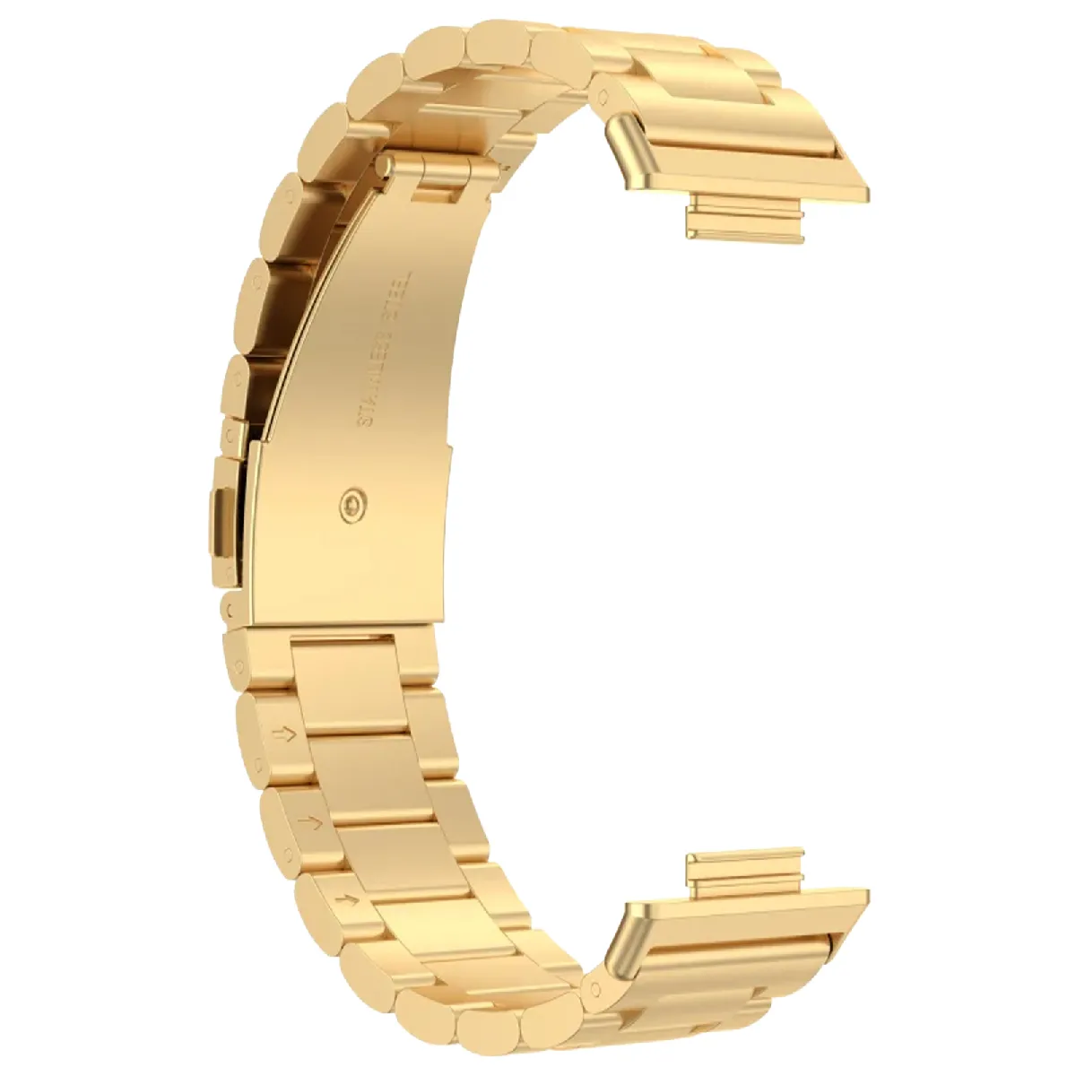 Avizar Bracelet Pour Huawei Watch Fit 2 Maille Acier Inoxydable Doré