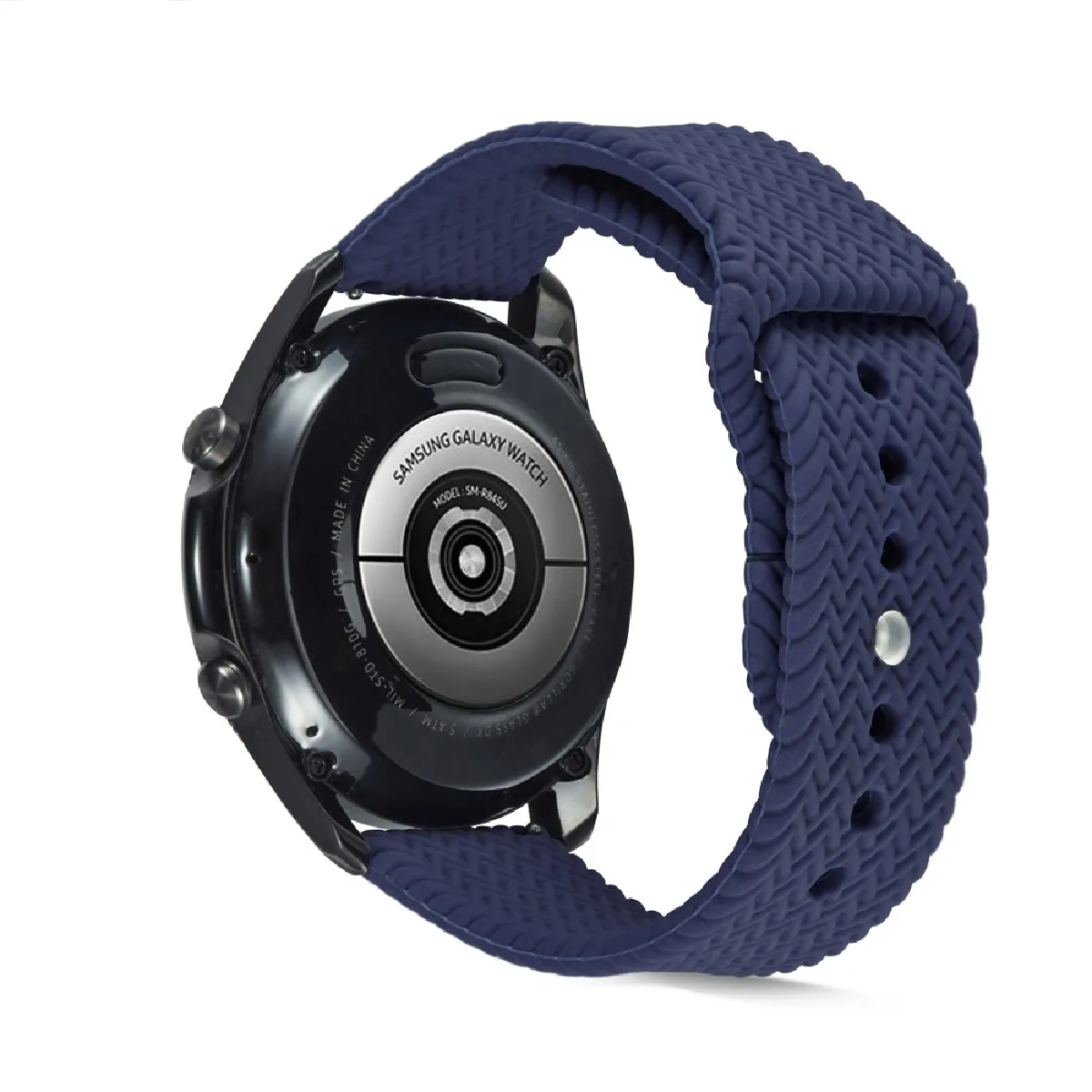 Bracelet en Silicone Tressé Bleu - Huawei/Amazfit 22mm