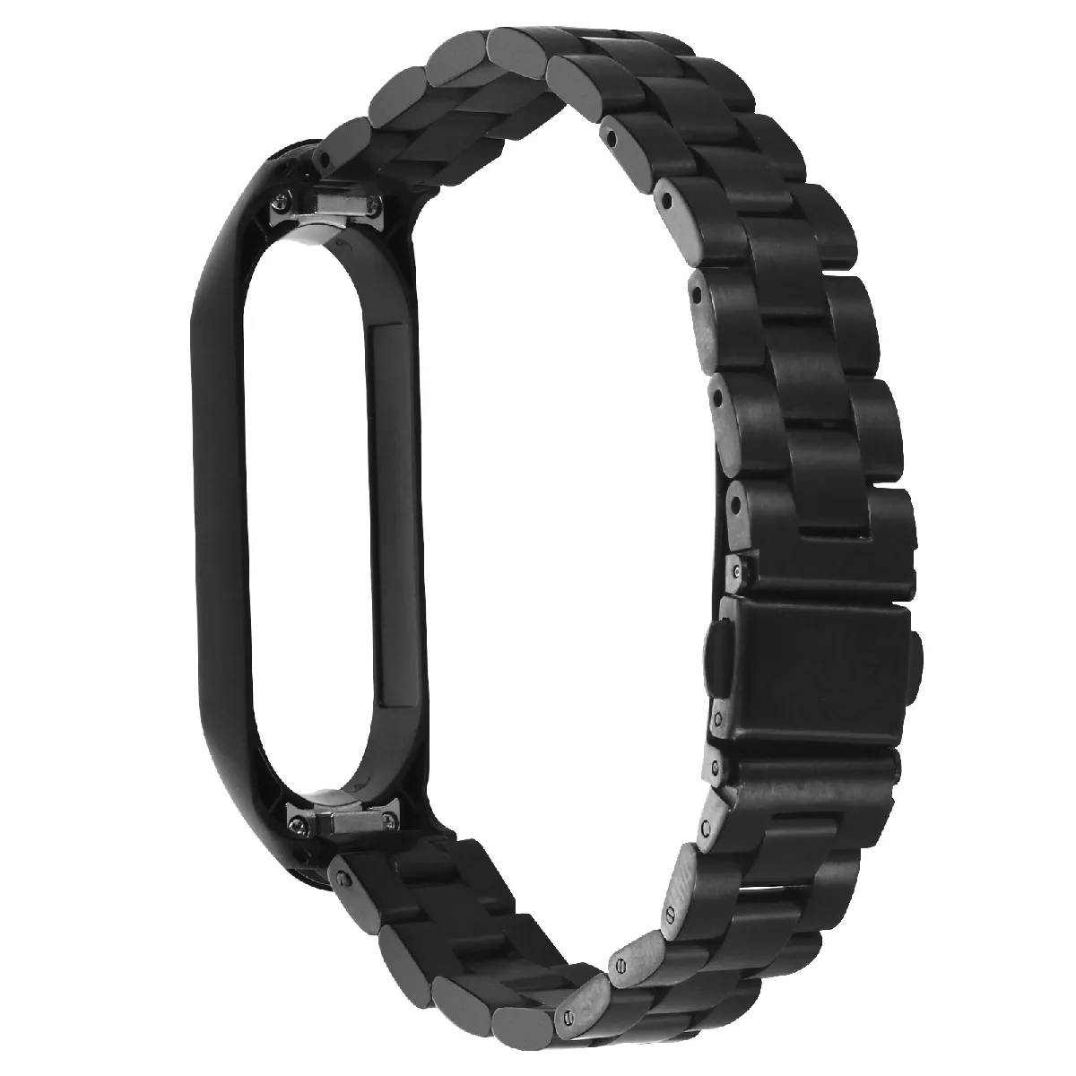 Avizar Bracelet Maillons Acier pour Xiaomi Mi Band 6 et 5 Avizar Bracelet Maillons Acier pour Xiaomi Mi Band 6 et 5