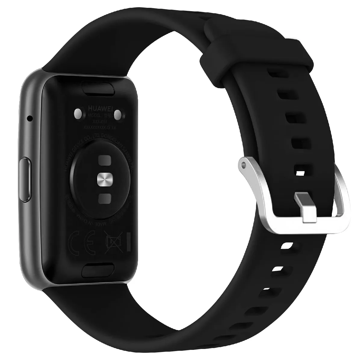 Avizar Noir Bracelet Pour Huawei Watch Fit Silicone Résistant Sangle À Trous