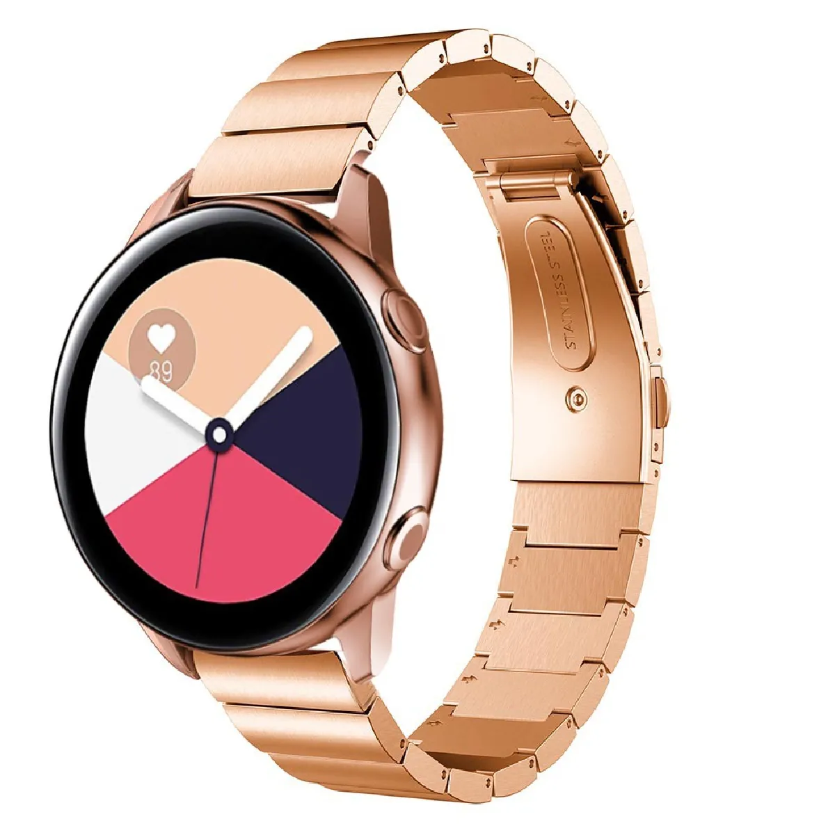 Générique Rose Bracelet En Tpu Pour Samsung Galaxy Watch Active 40Mm