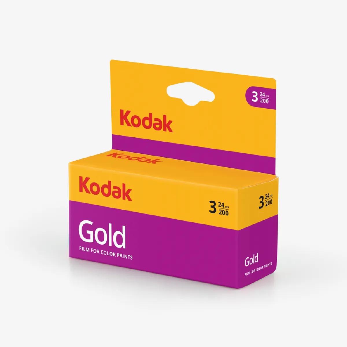 Pellicule Kodak Gold 200 – Pack de 3, Format 135, 24 Expositions