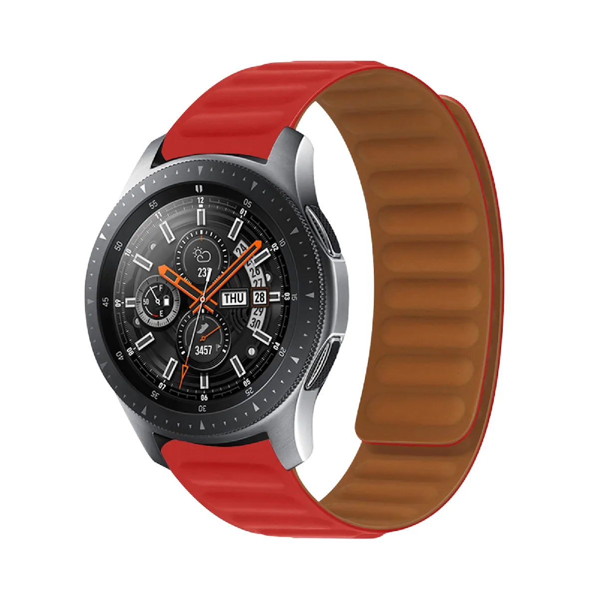 Avizar Rouge Bracelet Pour Honor Magic Watch Watch Gs3 Souple Attache Magnétique