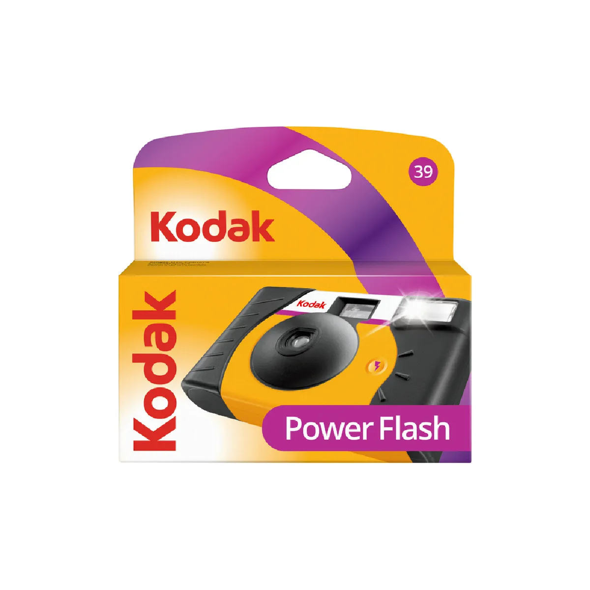 Appareil Photo Jetable Kodak Power Flash 3961315 – 39 Poses, Flash Intégré