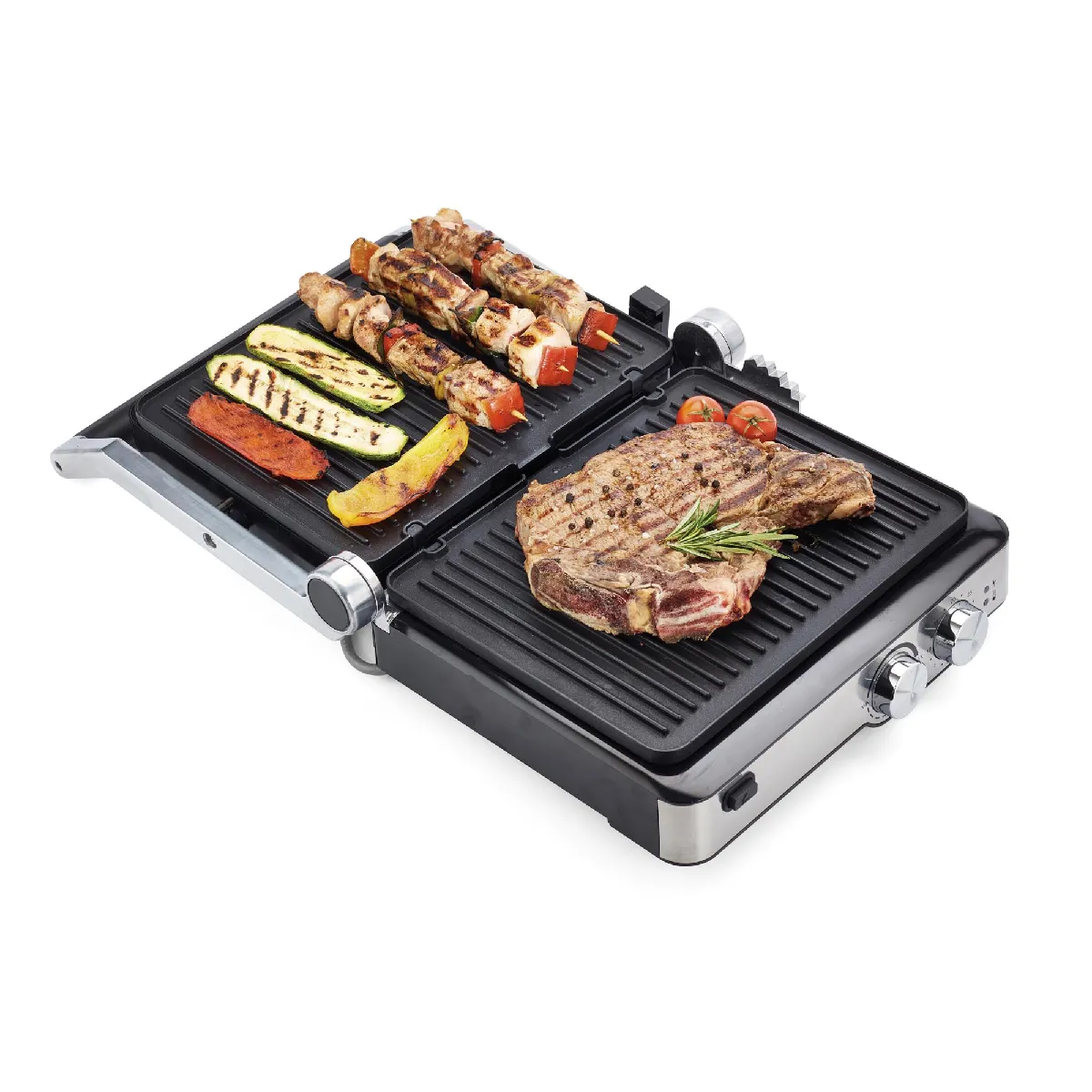Grill électrique Ariete 1918/00 2000W avec couvercle - Image 4