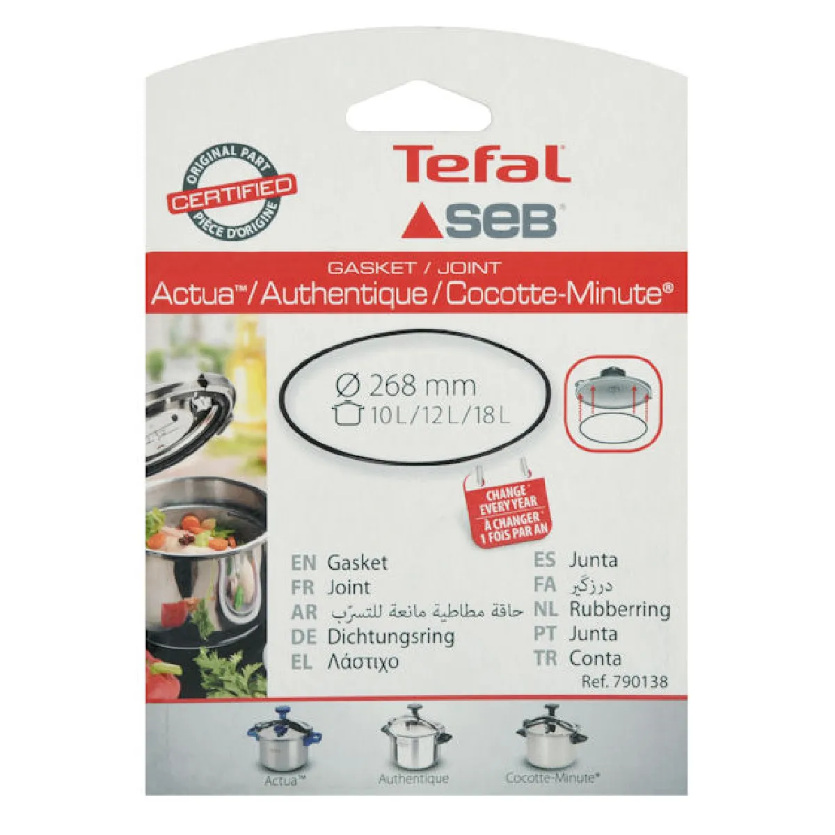 Tefal Joint Couvercle 10