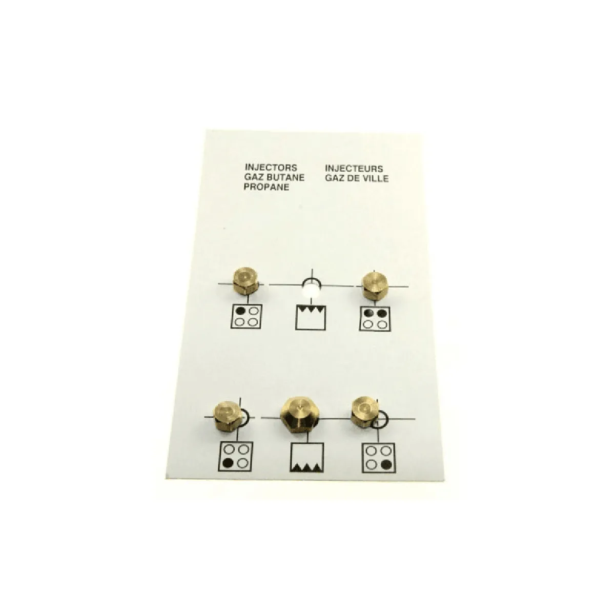 Beko injecteurs gaz butane pour cuisinière