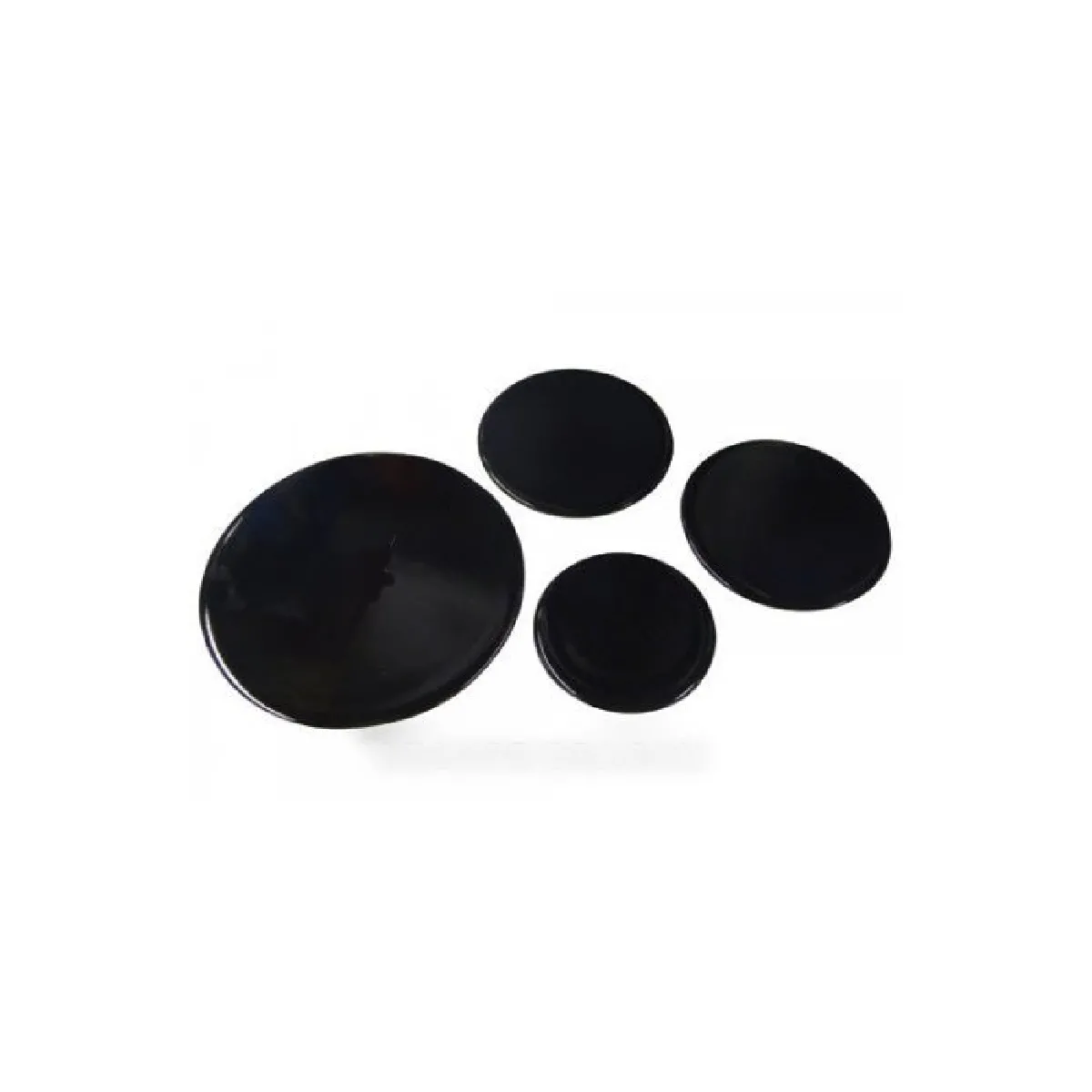 ARTHUR MARTIN  chapeaux de br&ucirc;leur pour cuisini&egrave;re - jeu de 4