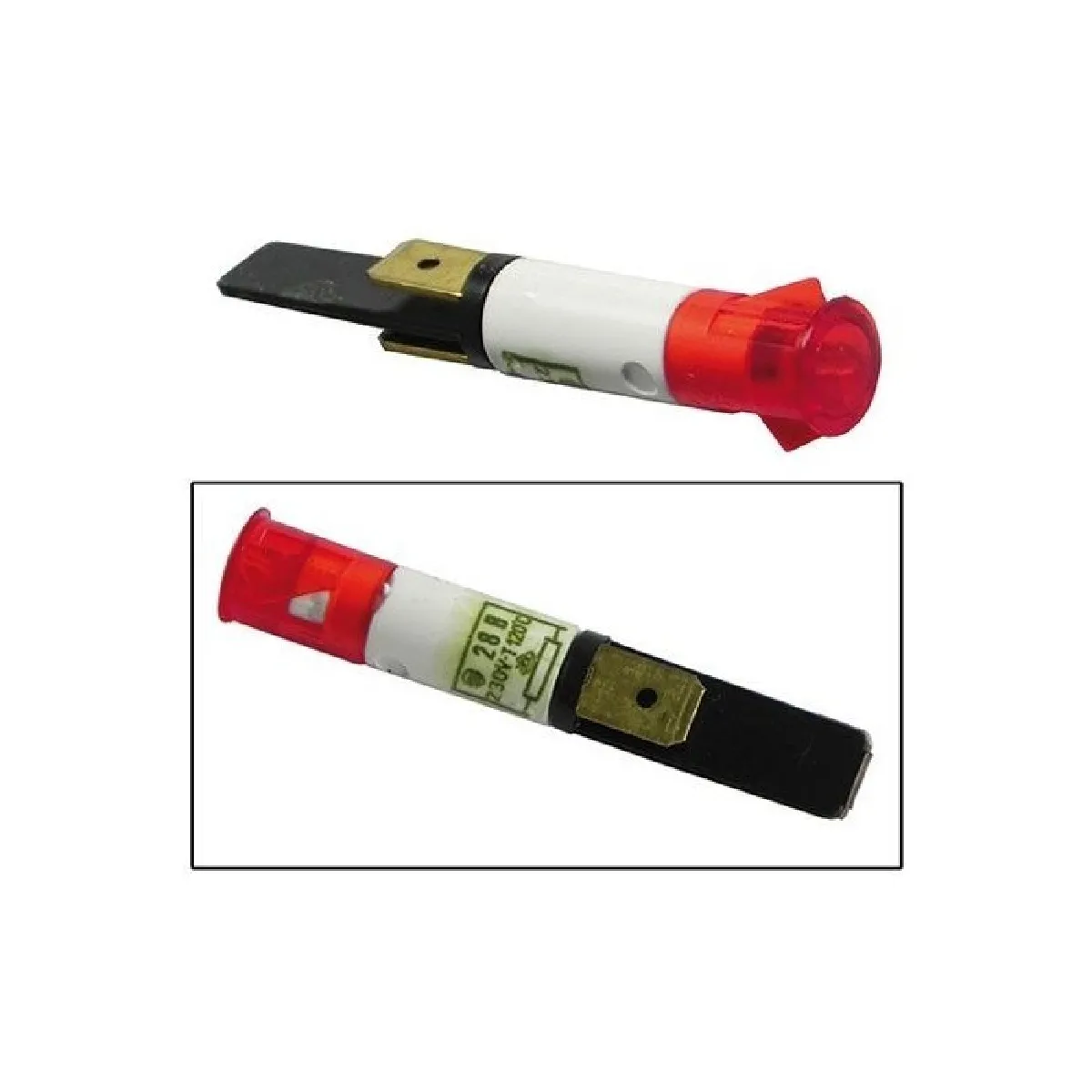 Rosieres Lampe témoin pour cuisinière - Rouge Rosieres Lampe témoin pour cuisinière - Rouge