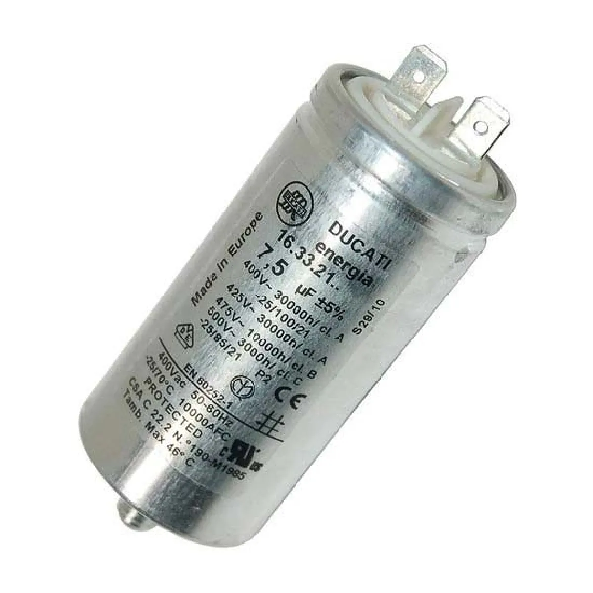Condensateur 9UF Sèche linge INDESIT ARISTON HOTPOINT INDESIT WHIRLPOOL