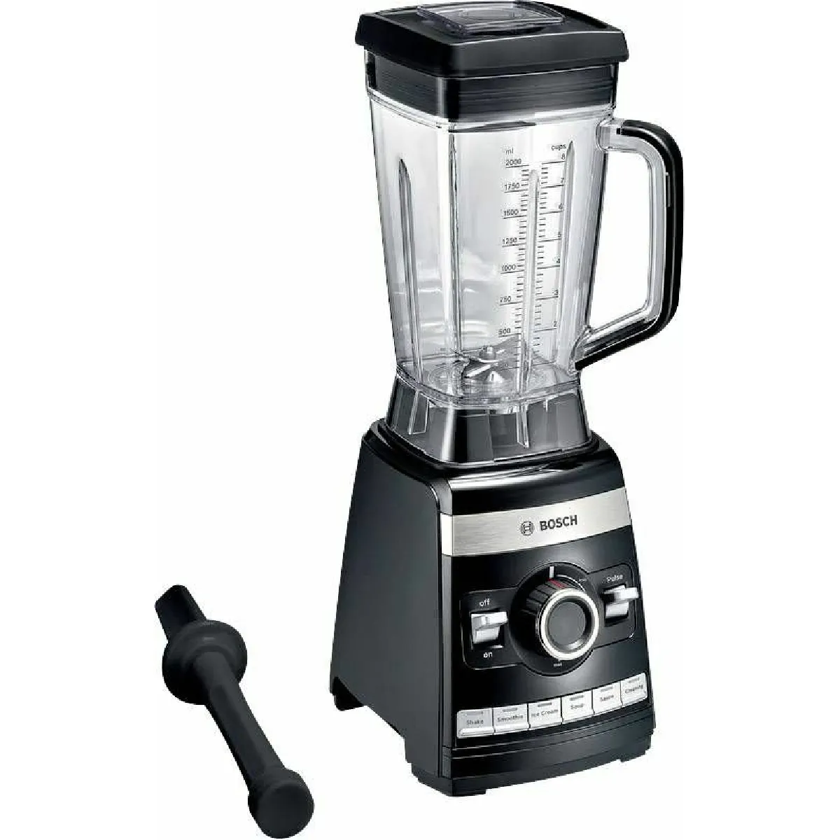 Générique Noire Blender De Table Compatible Bosch