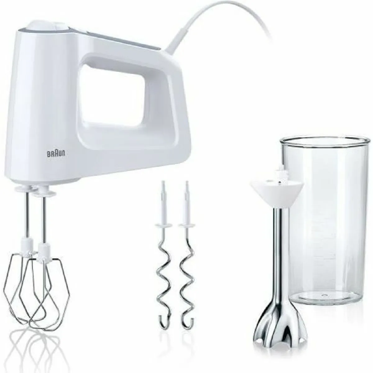 Braun Batteur Multimix 3 Hm 3107 4644-Hm3107wh - Image 4