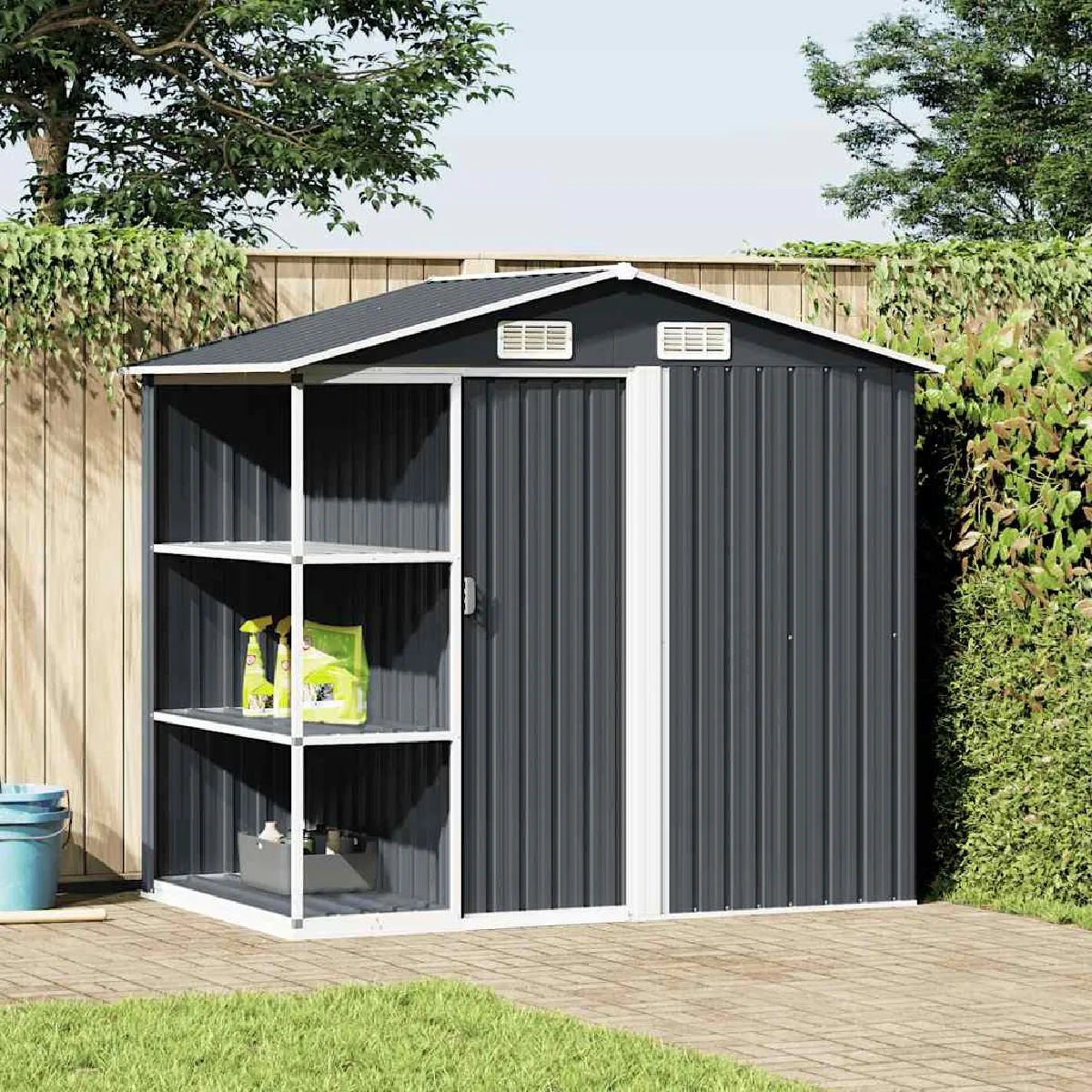 vidaXL Abri de jardin 205x130x183 cm