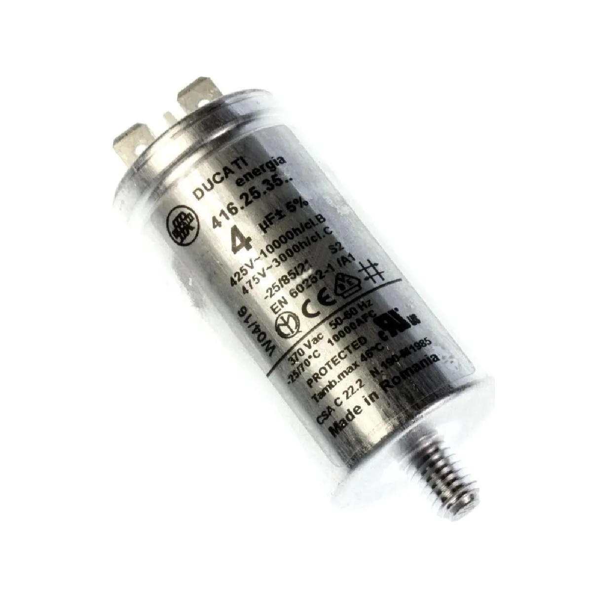 Electrolux Condensateur Moteur REP 4?F 475 V Compatible Séche Linge - vue 2