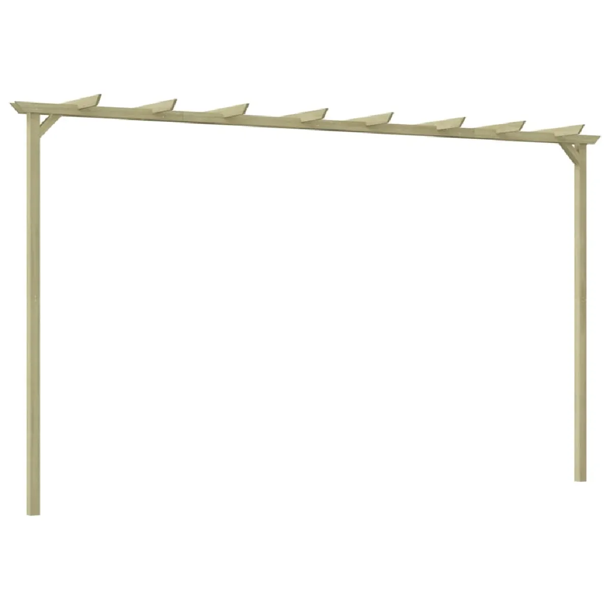 vidaXL Pergola de jardin Pin imprégné - vue 1