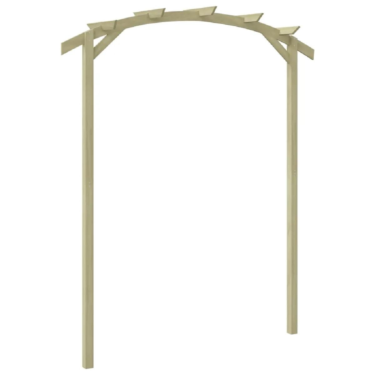 vidaXL Pergola de jardin Bois de pin imprégné - vue 2