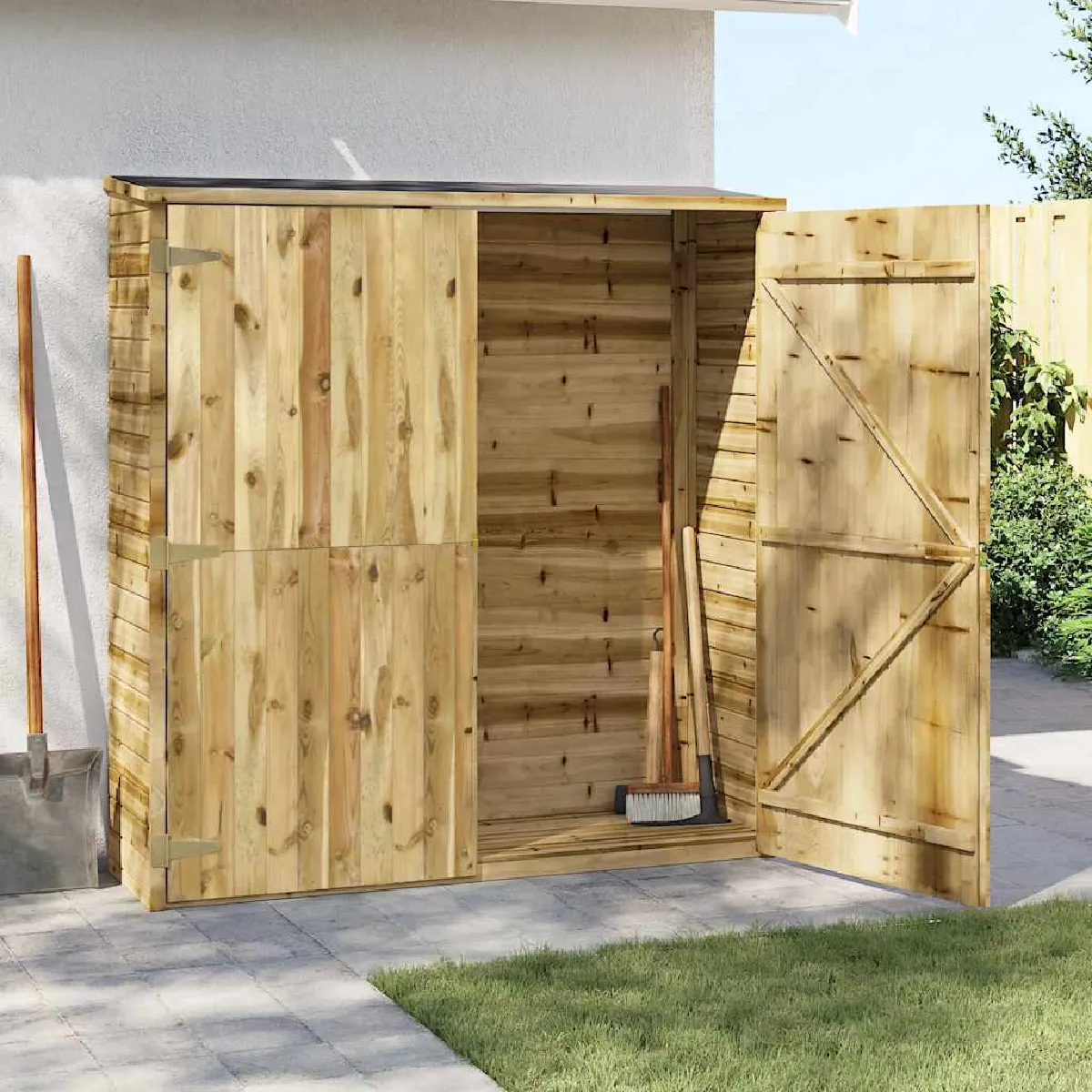 vidaXL Abri à outils de jardin 163x50x171 cm - vue 2