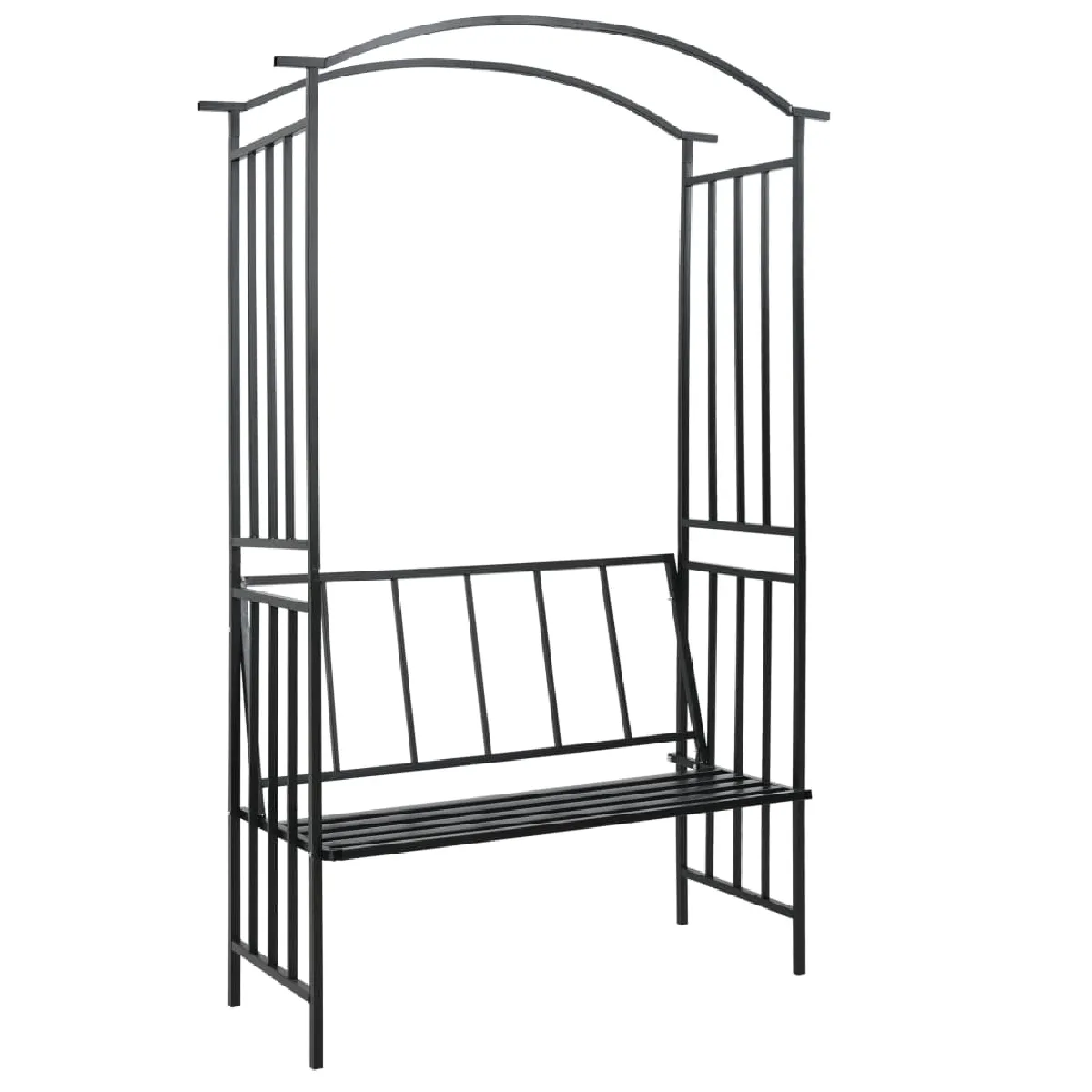 vidaXL Voûte de jardin avec banc - vue 1