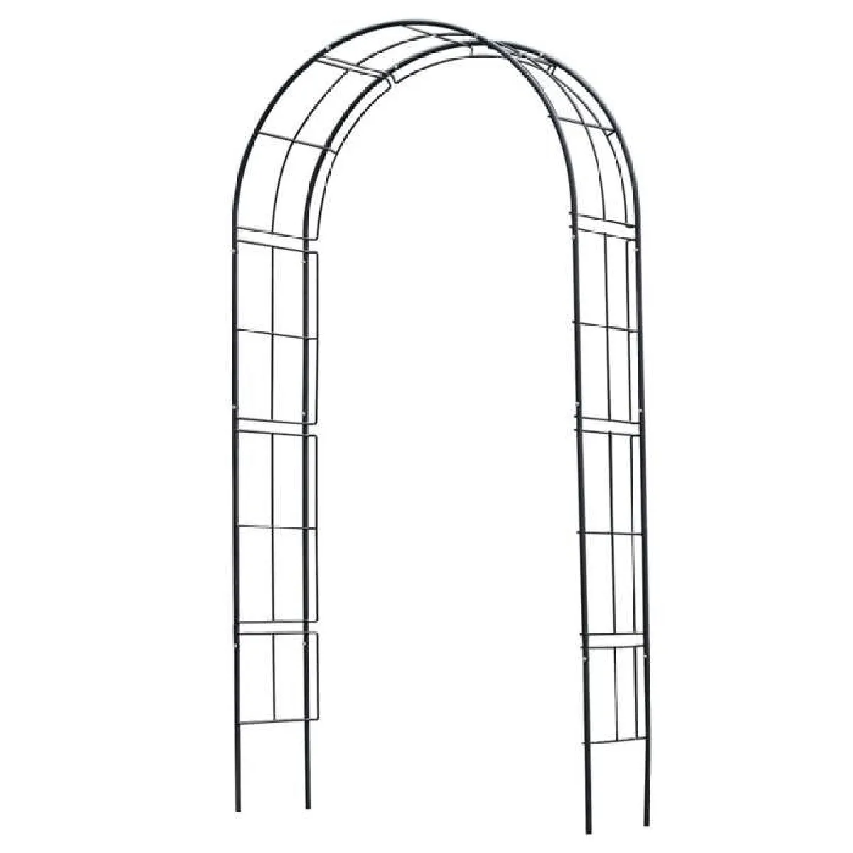 Nature Pergola arche acier - Noir