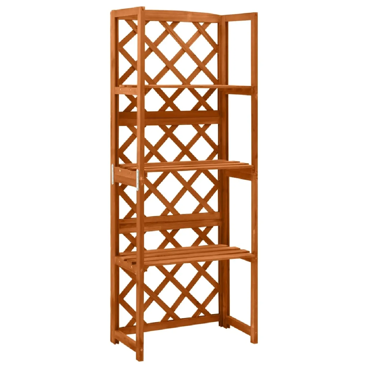 vidaXL Treillis avec Étagères - 55x30x140 cm - Bois de Sapin