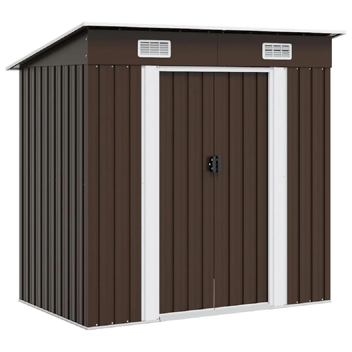 vidaXL Abri de stockage pour jardin 194x121x181 cm Acier 47027 - vue 2