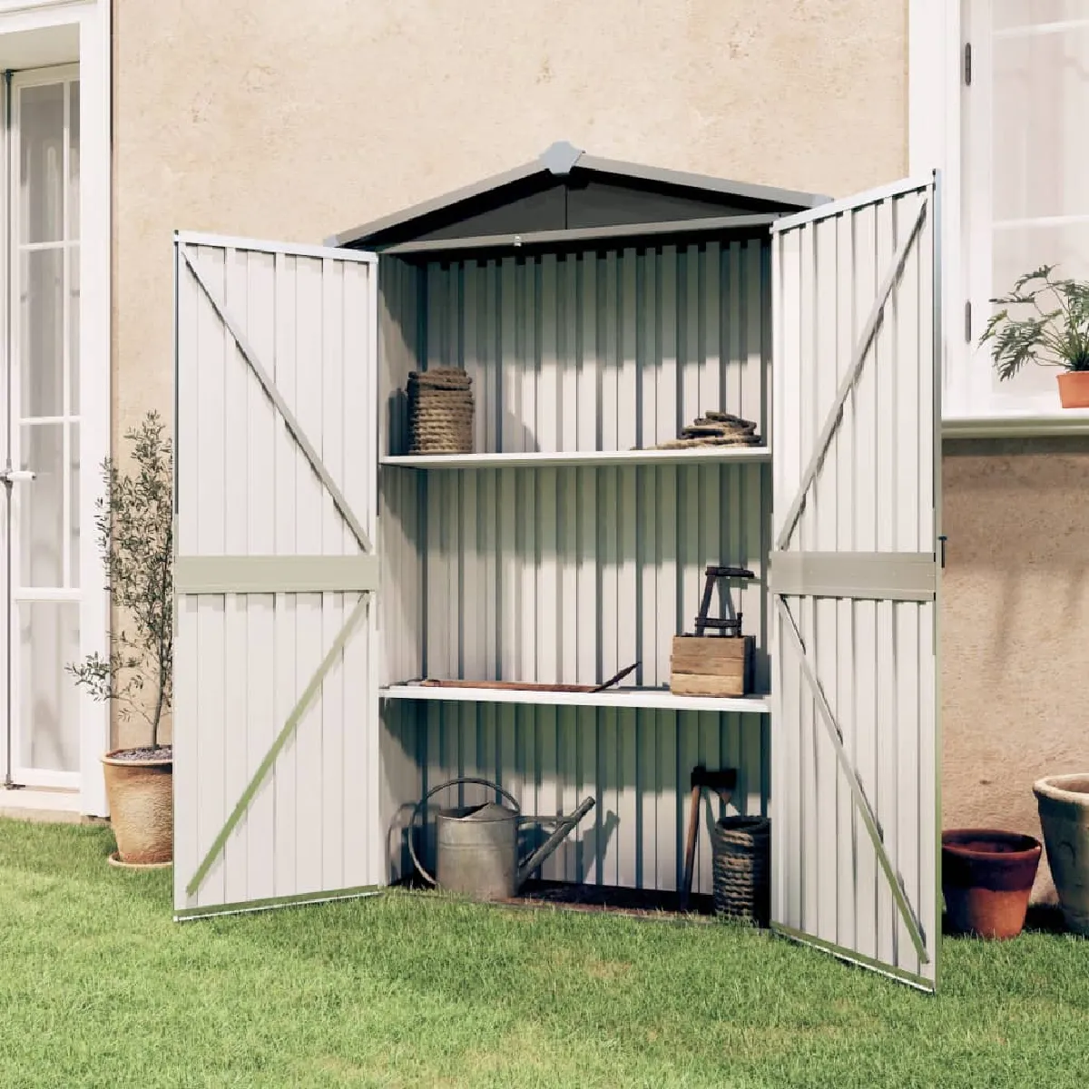 VIDAXL  Abri de jardin - Anthracite