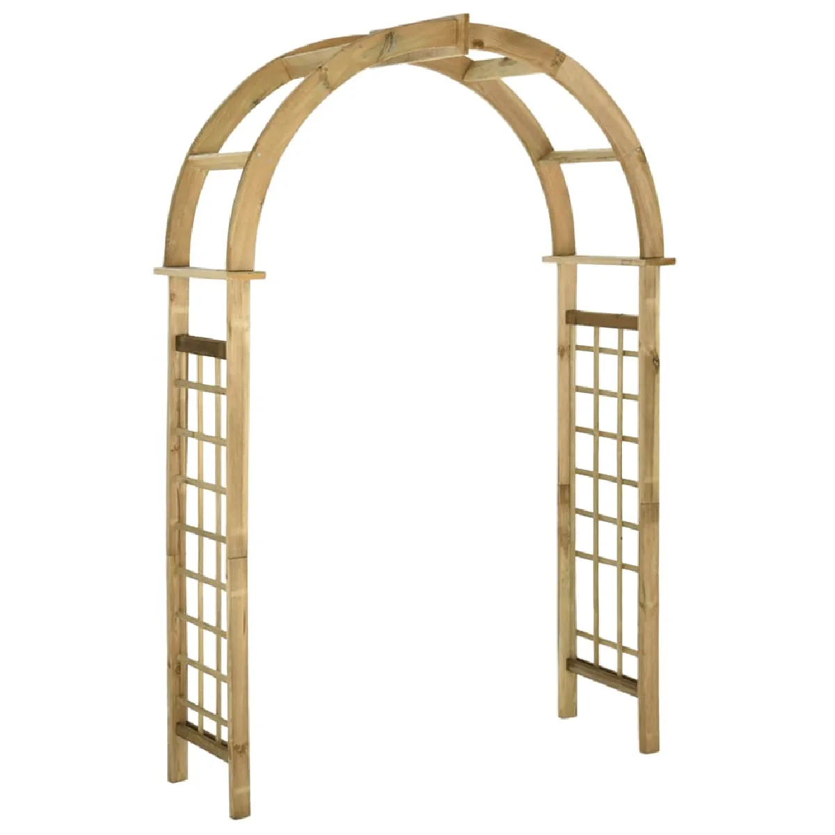 vidaXL Arche avec treillis Bois de pin imprégné - vue 2