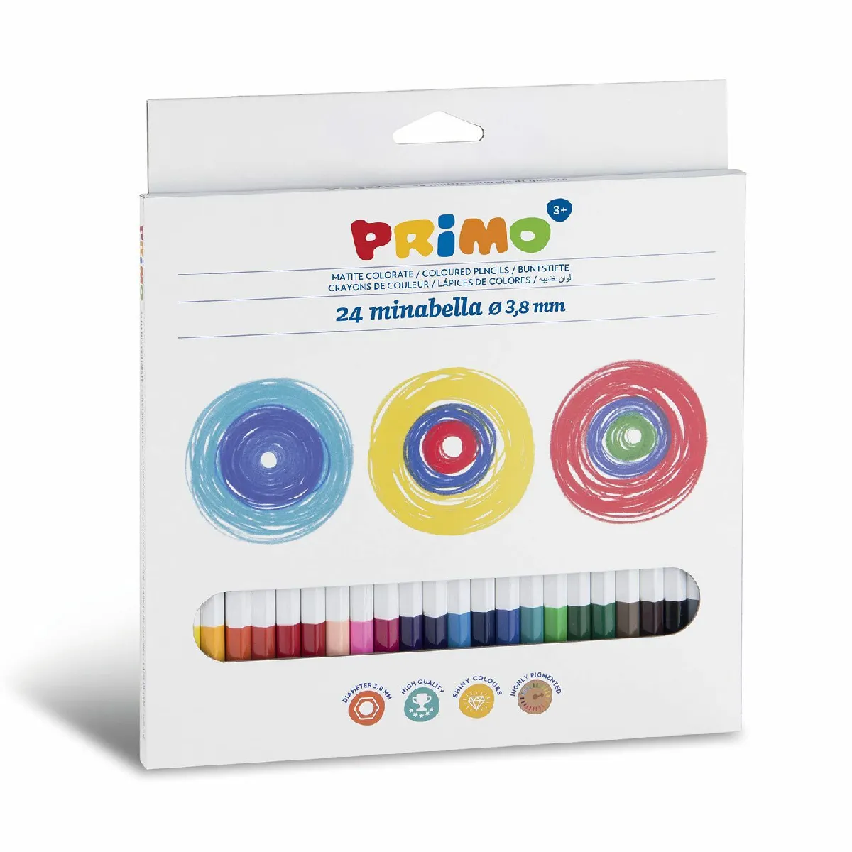 Primo - Crayons de couleur Minabella - Lot de 24 - Image 3