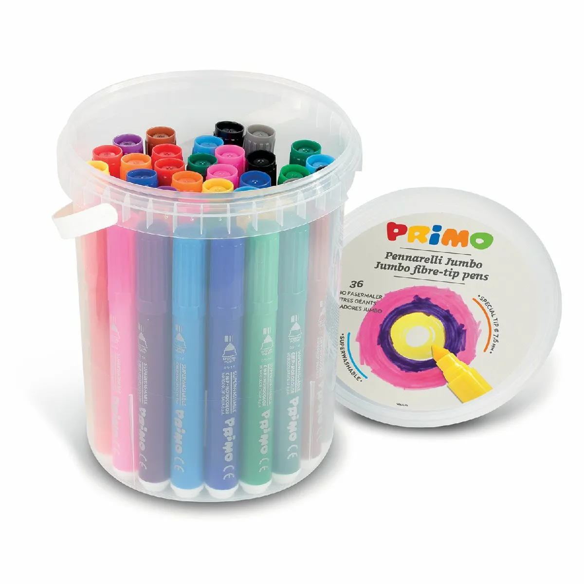 Primo Feutres Jumbo - 36 Pièces