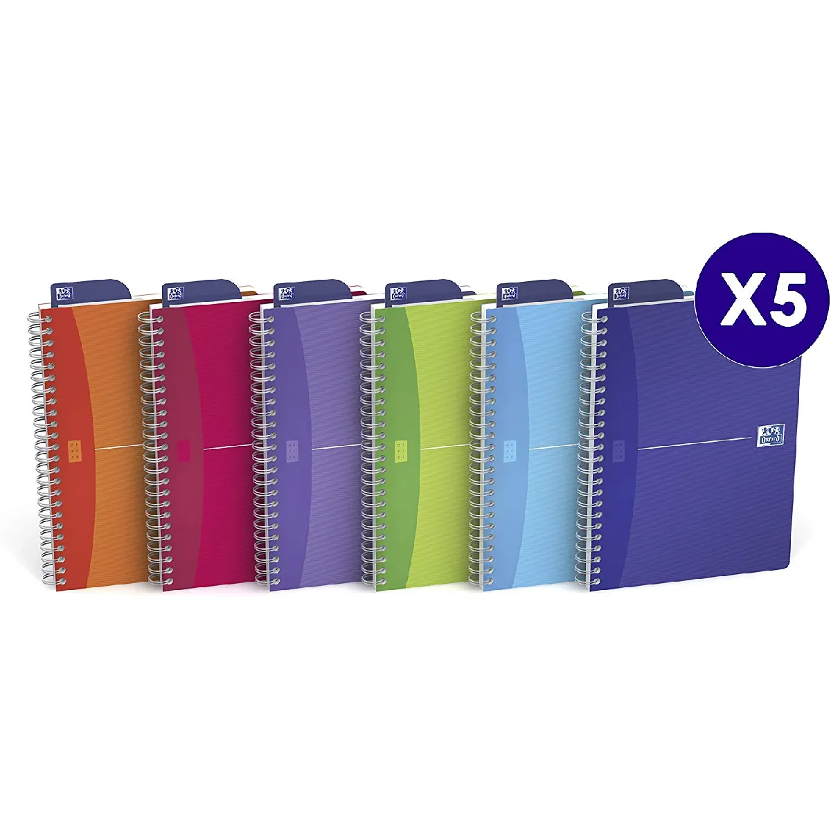 OXFORD  Cahiers My Colours - Lot de 5