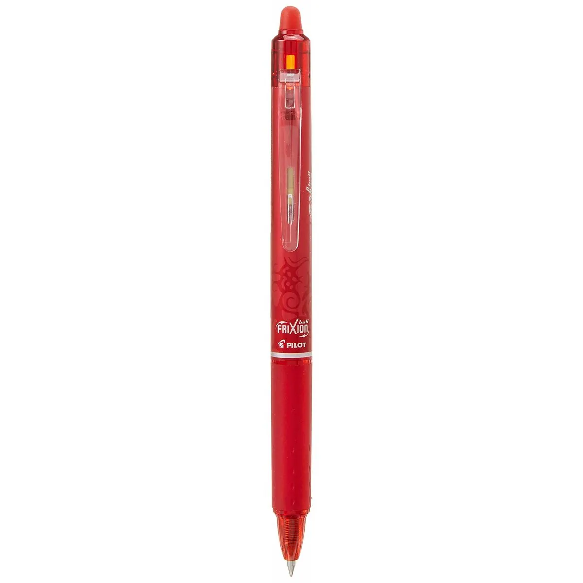 Pilot Rouge Frixion Clicker - Encre Effaçable 12 Unités