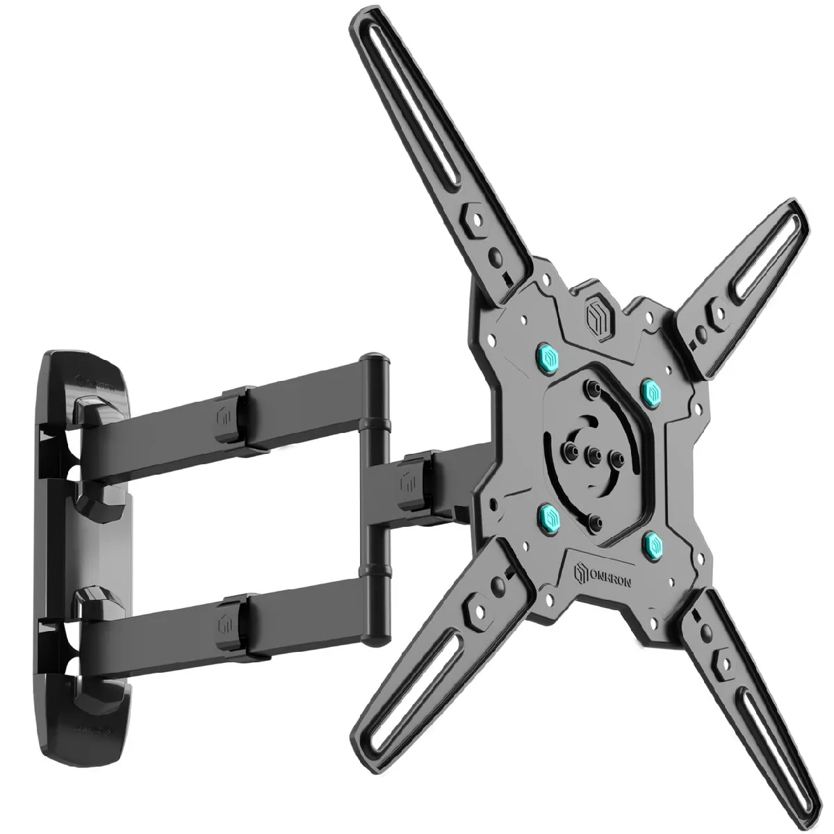 Onkron - Support Mural TV - Bras Articulé - 32-65 Pouces - VESA 400x400 - Noir - Image 3