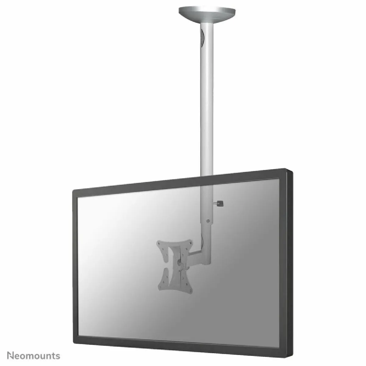 Neomounts Argent Support Tv Pour Plafond Fpma-C050silver 25,4 Cm (10) - 76,2 Cm (30) Inclinable, Mobile, Réglable En Hauteur - Image 3