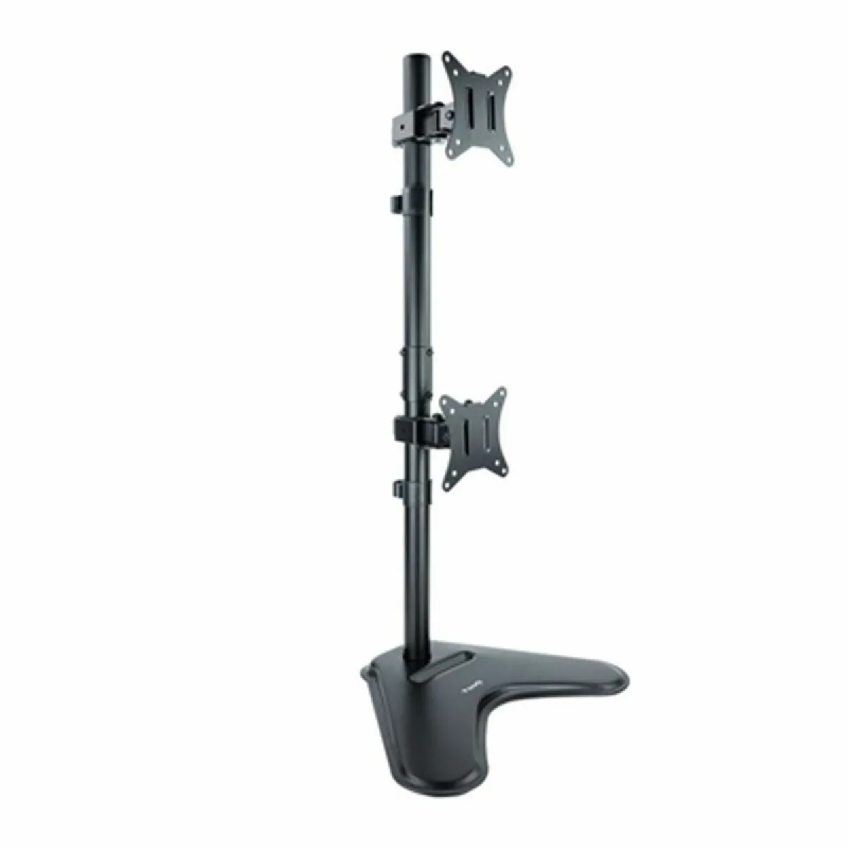 Tooq Noir Support Tv Double Écran