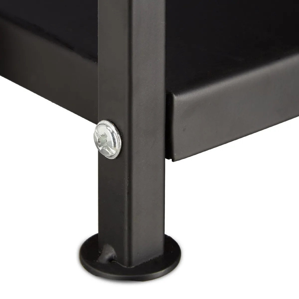 Étagère de cheminée noir 111 cm